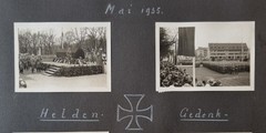 4 Interesting B/W Photos of WW1 Heroes – Commemorative – Celebration in May 1935