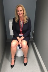 12 Pics. Office Ladies In The Washroom !! AI PHOTO 5 X 7. LAB PROCESS.LYS