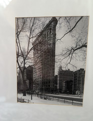Christopher Bliss «NYC Scenes» Flatiron Building NYC Black & White Photo Framed