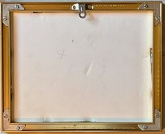 M.E. WARREN, COLOR PHOTOGRAPHIC PRINT BLUE CRAB, SIGNED, FRAMED, MATTED 10X8.5