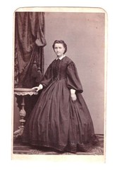 CDV photo around 1865, distinguished lady, Elberfeld
