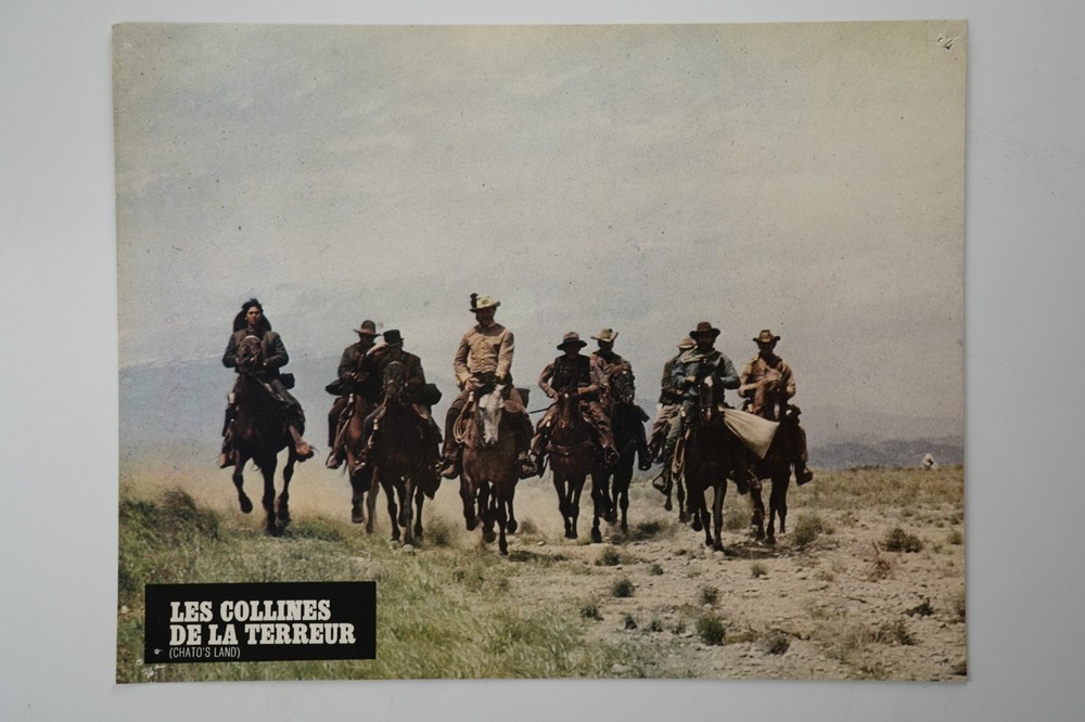 Photo Cinema Lobby Cards The Hills Of Terror (Chato’s Land) 22X28Cm 1970
