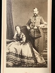 ROYALTY RUSSIAN IMPERIAL ANTIQUES CDV CZAR ALEXANDER II EMPRESS RUSSIA WESENBERG