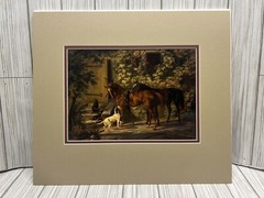 Return from Hunting Horse Wall Art Photo Art Print Matted No Frame 16″ x 14″