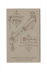 CDV photo woman portrait-Berlin 1889