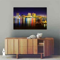 New Orleans Skyline Wall Decor – Louisiana Art – NOLA – Canvas / Metal / Paper