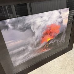 Peter Lik “Pele’s Whisper” Lava Framed Photo 1M