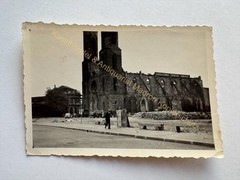 orig. Photo Dresden Sophienkirche 1945 ruins after air raid