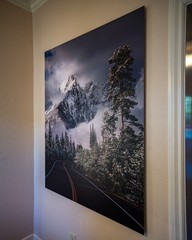 Teton Road — 47×59″ Fine Art Metal Photo Print — Grand Teton National Park