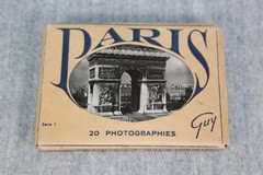 PARIS VINTAGE PHOTOGRAPHS Souvenir Photo Booklet Travel Postcard 1950s Mixed Lot