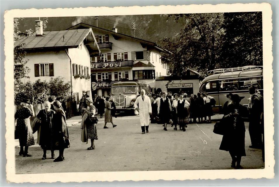39627543 – Hotel zur Post Bude with Meat Sausage Bus 1955 to 1960