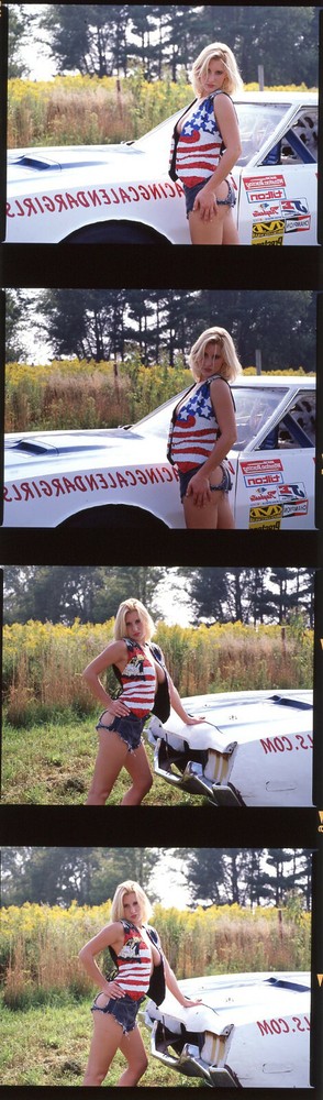 1 roll (14 positives) of color medium format Kodak E100SW sexy pin ups