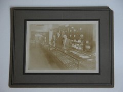 Vtg c. 1930s 40s Jeweler Watch Jewelry Store Photograph Inside Shop