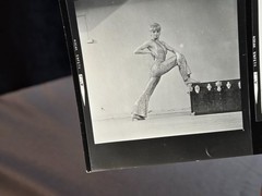 NEWLY FOUND! Hendrickson PHOTO Contact Sheet Proof JULIET PROWSE POSING ON CHEST