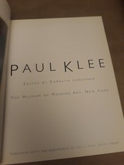 PAUL KLEE LANCHNER THE MUSEUM OF MODERN ART, NEW YORK