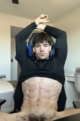 [J053] Handsome Man Cute Male Model Showing Off Body Physique Art Photography
