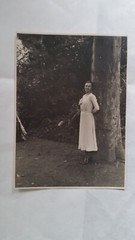 Photo large format 12 pretty girl lady circa 1930s approx 13x18cm