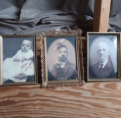 Haunted Memories Vintage Frames Lenticular Changing Portraits Eddie Edward Allen