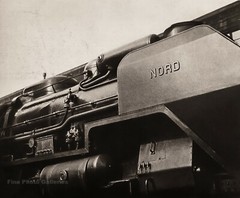 1932/34 Original MAN RAY Train North Locomotive Engine Rail Photo Gravure Art