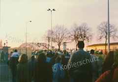 5 different photo 13×18 cm GDR Berlin GüSt. Bornholmer Str. Wall Bridge 10.11.1989