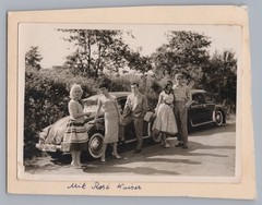 Rockabilly Fashion VW Beetle Car – Old Photo 1950s 1960s