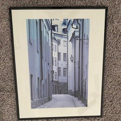 Ola Ericson Signed Photo Print Scandinavian Art Alley in Gama Stan Stockholm