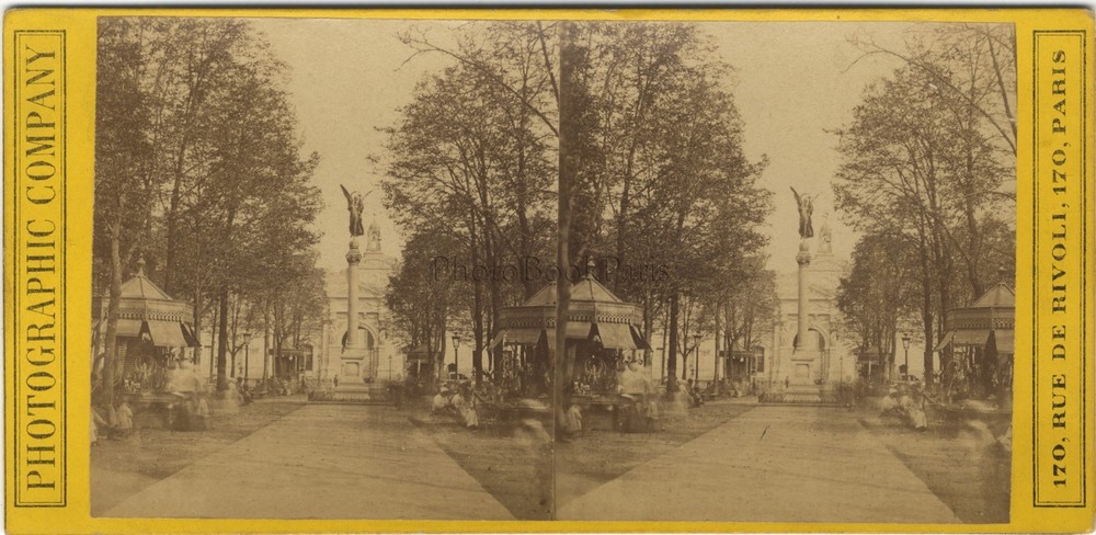 Paris Arts And Professions Photo Michael Keber Vintage Stereo Album c1865