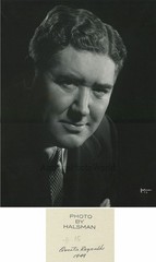 Journalist Quentin Reynolds antique art photo P Halsman