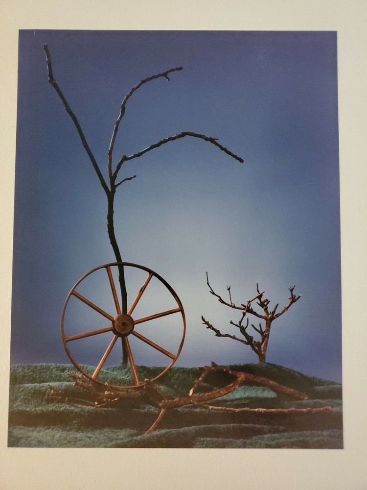 THE WHEEL ORIGINAL SIGNED ART PHOTO COLOR STETTNER VTG MATTE NJ CAMERA