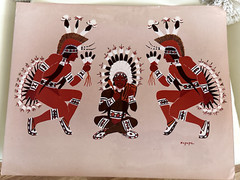 Mopope: War Dance – 1929 Kiowa print on paper manufactured by Kodak 16″ x 20″