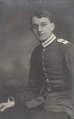 Photo postcard young man in uniform Mannheim WWI