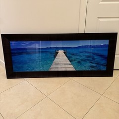 Peter Lik «Tahoe Jetty» Lake Tahoe 1.5M Framed Picture w/ COA