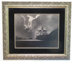 CLIFF HOUSE Photograph by Imai c. 1900 ** 11×14 B&W silver gelatin ** framed