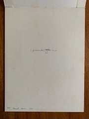 Emmet Gowin «Untitled» (1968) Silver Gelatin Signed