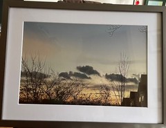 “Whales Floating in the Sky” Photograph of an interesting cloud formation.