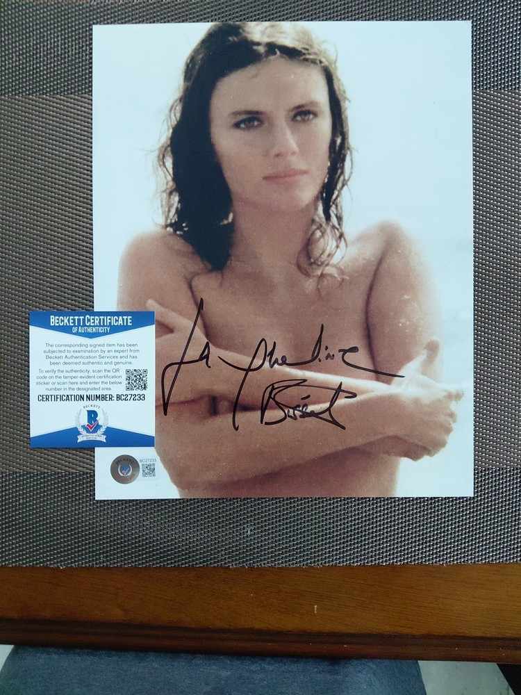 JACQUELINE BISSETT 4X6 Actress Hand Signed Autograph BECKETT COA