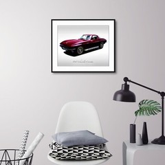 Classic Cars – 1965 Chevrolet Corvette in Milano Maroon – Muscle Car