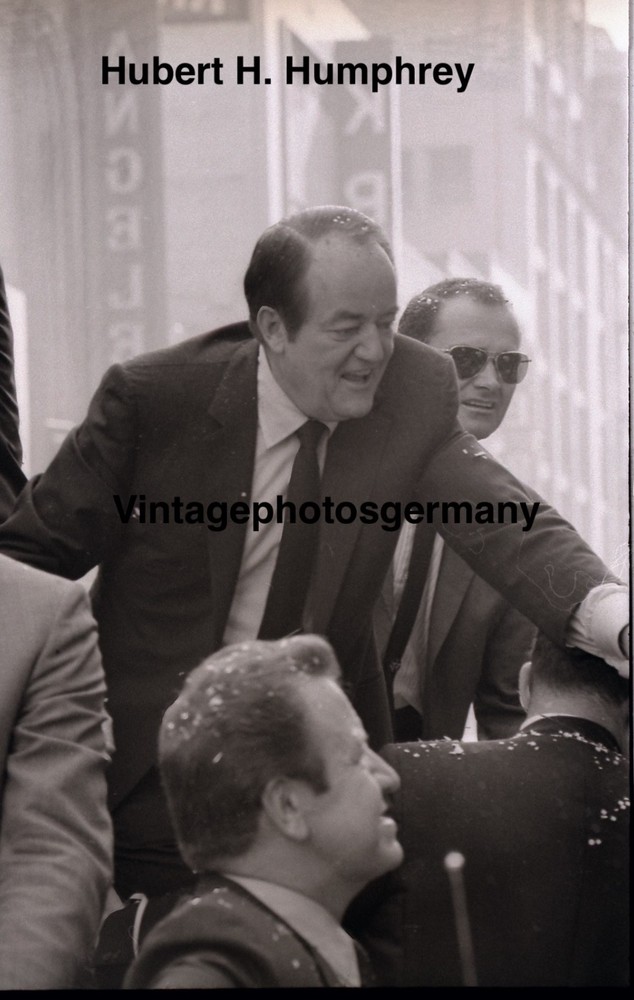 Z5968 Negative from 1968 Hubert Humphrey + Edmund Muskie Presidential Campaign