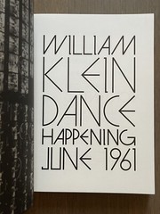 🎈RARE! NEW! William Klein – Dance Happening June 1961 TOKYO, Japan, Lim Ed Is