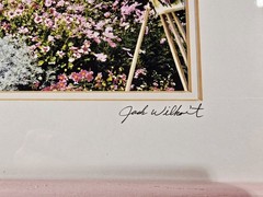 «Painting At Giverny» Photograph Signed By «Jack Wilhoit» Framed 10×12