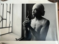 Fine Art Photograph Silver Gelatin Print Janine Gordon Signed 20×24″ B/W Gangs