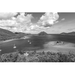 Waterlemon Cay, St John Beach Aerial Photography Wall Art Decor, Leinster Bay