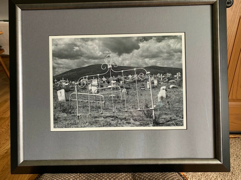 Henry Gilpin signed 10 x 14 inch Art Photograph of Cemetery