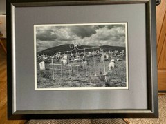 Henry Gilpin signed 10 x 14 inch Art Photograph of Cemetery