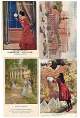 Deltiology / BOOKS AND READING AS DEPICTED BY THE PICTURE POSTCARD 1900-1950- 47