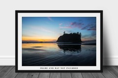 Pacific Northwest Photography Print – Sea Stack at Ruby Beach Washington State