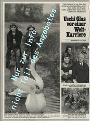 30x20cm Orig Archiv Foto 1971 Uschi Glas dreht in Frankreich «Le tueur» photo