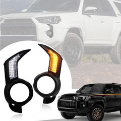 Full LED Front Fog DRL Replacement OEM Bumper Kit for Toyota 4Runner 2014-2023,