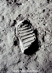 Buzz Aldrin Bootprint on Moon 8.5×11″ Photo Print Apollo 11 NASA Lunar Landscape