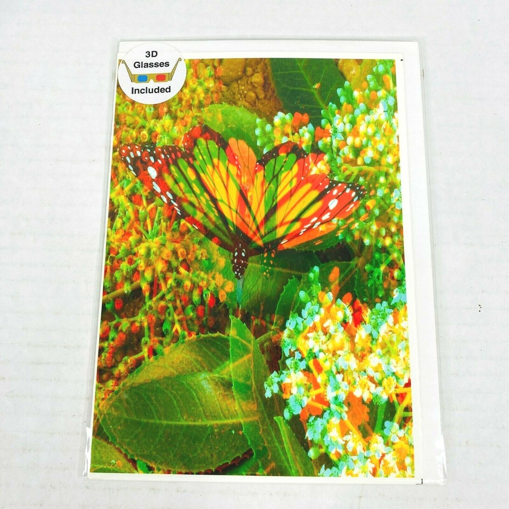 Monarch Butterfly 3-D 3D Nature Photograph Art Phantom Image Barry Rothstein New